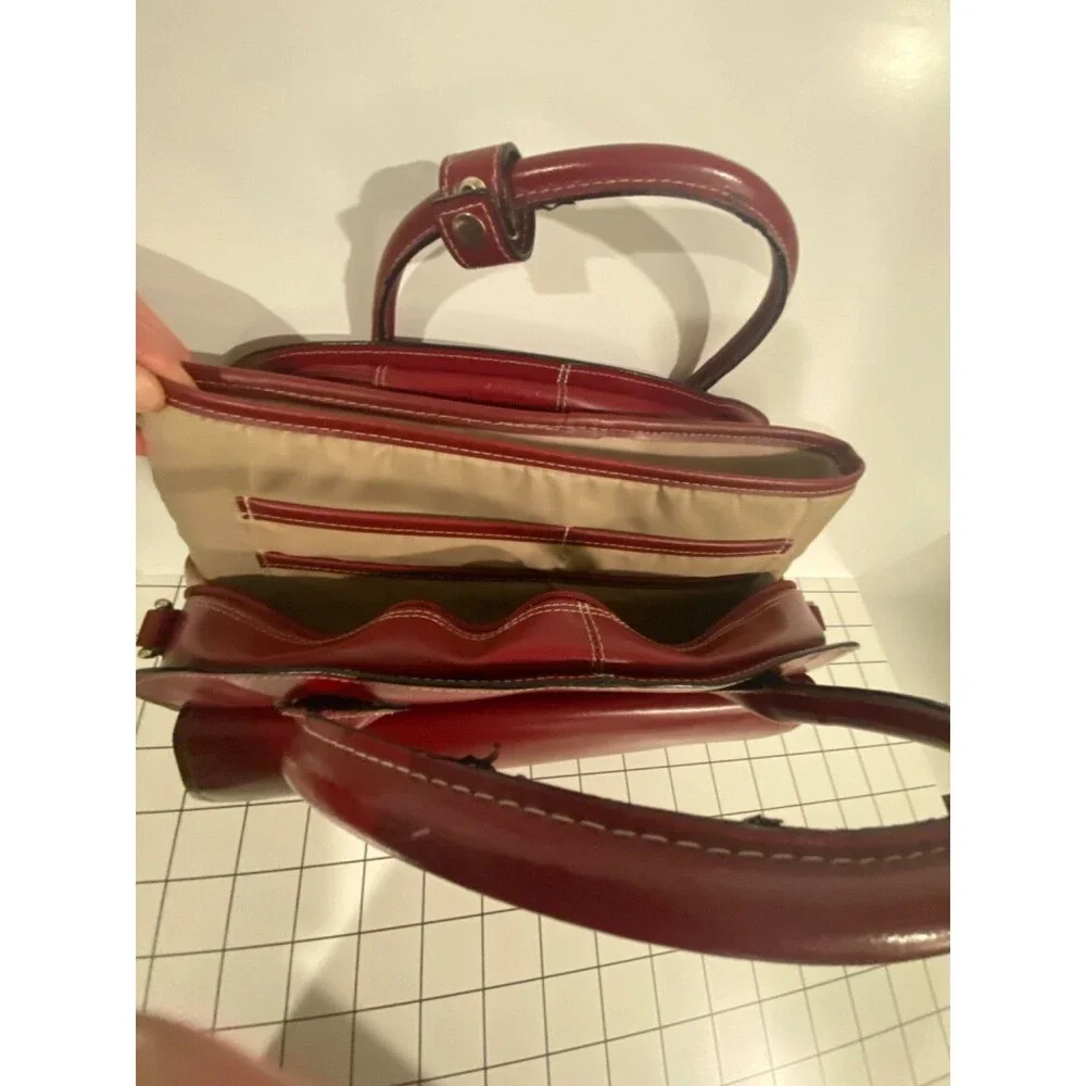McKlein Glen Ellyn Red Leather 15